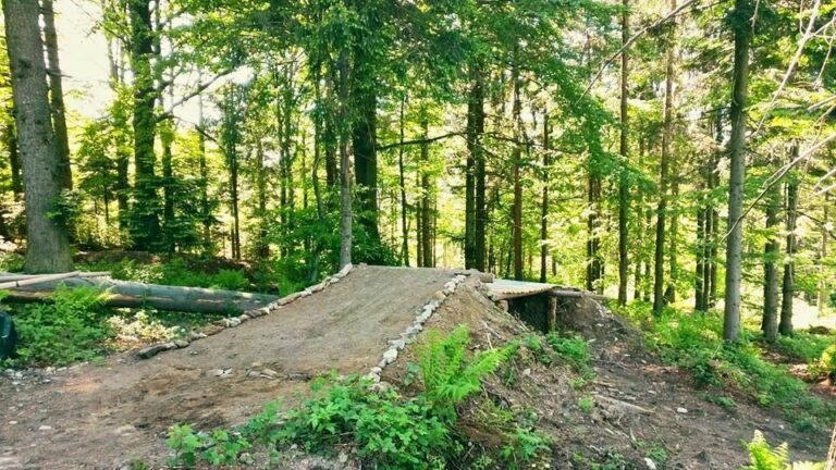 bike park kasina, skocznia rowerowa